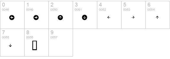 MonoDing numbers 0-9 preview