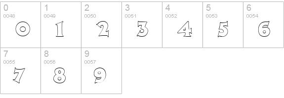 MonophonOpen numbers 0-9 preview