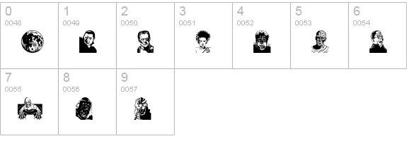 MonsterParty numbers 0-9 preview