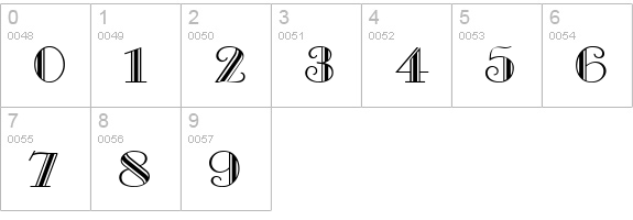 Monte-Carlo numbers 0-9 preview