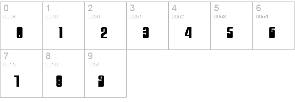 Moog Schmoog numbers 0-9 preview
