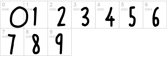 Moonlight New numbers 0-9 preview