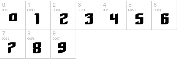 Moonpebble KG numbers 0-9 preview