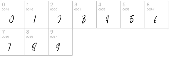 Moontea numbers 0-9 preview