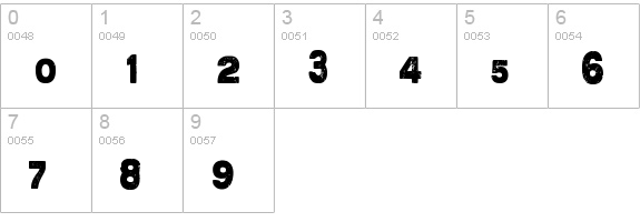 More than Enough numbers 0-9 preview