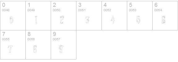 MorireOpen numbers 0-9 preview