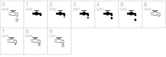 MostlyWaves numbers 0-9 preview