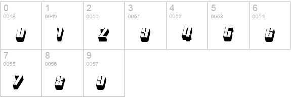 Motorcade numbers 0-9 preview