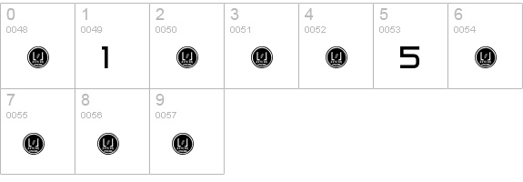 Moving Forward - LJ-Design Studios Grunge numbers 0-9 preview