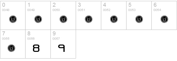 Moving Forward - LJ-Design Studios Smooth numbers 0-9 preview