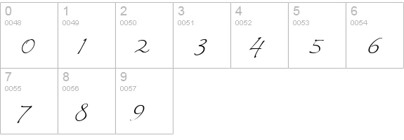 Mr Lackboughs numbers 0-9 preview