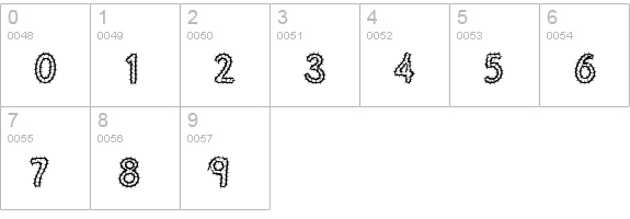 MushmellowCactus numbers 0-9 preview