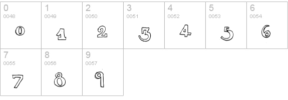 MY TURTLE numbers 0-9 preview