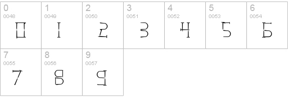 NailsNStaples numbers 0-9 preview