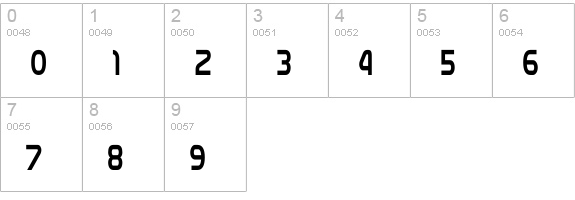 Nasalization Condensed numbers 0-9 preview