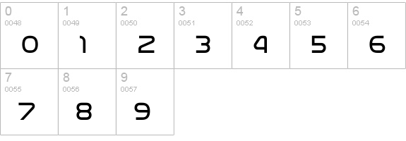 Nasalization Light numbers 0-9 preview