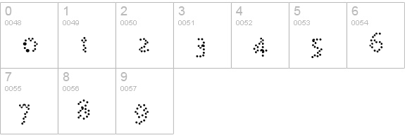Nebulae One numbers 0-9 preview
