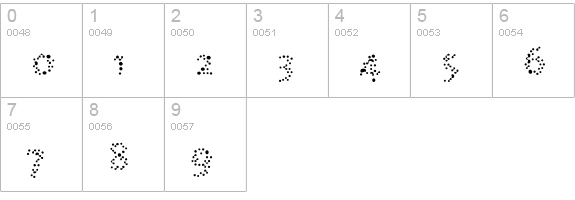Nebulae Two numbers 0-9 preview