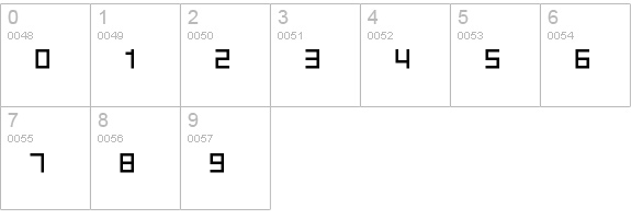 nemoddak12 numbers 0-9 preview