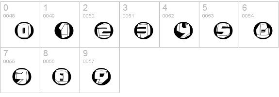 NeoPanButtons numbers 0-9 preview