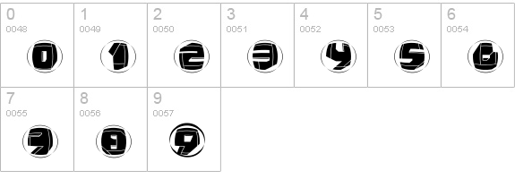NeoPanRings numbers 0-9 preview