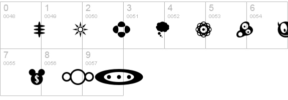 NewHome numbers 0-9 preview
