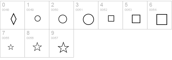 Newspaper Pi numbers 0-9 preview