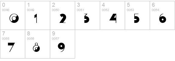 Nightcap NF numbers 0-9 preview