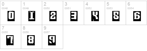 NilNilSixNine numbers 0-9 preview
