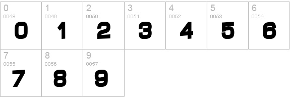 Nineteen numbers 0-9 preview