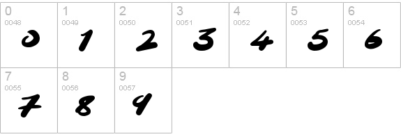 Ninja Note
 numbers 0-9 preview