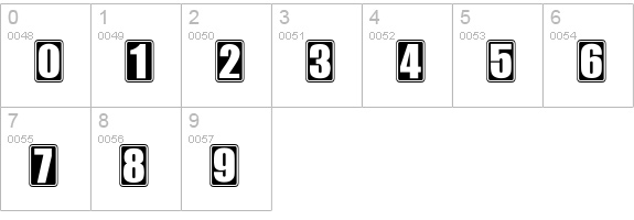 NiseSonicShuffle numbers 0-9 preview