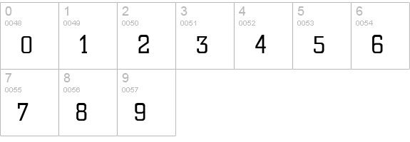 Nite-Light-Light numbers 0-9 preview