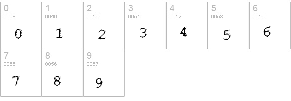Noisebaby numbers 0-9 preview