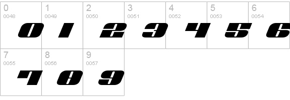 Nolo Contendre ExpItal numbers 0-9 preview