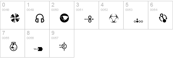 Nucleus-One numbers 0-9 preview