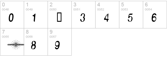 NudE UNPAID DEMO numbers 0-9 preview