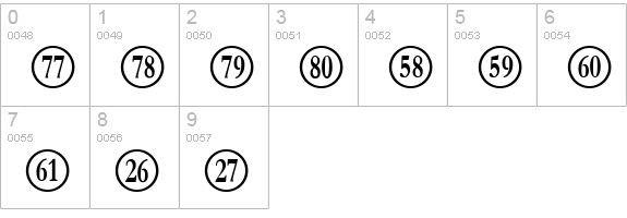 Numberpile Reversed numbers 0-9 preview