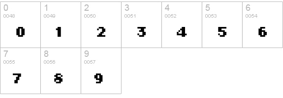 OaklandSix numbers 0-9 preview