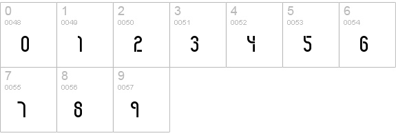 Obstacle BRK numbers 0-9 preview