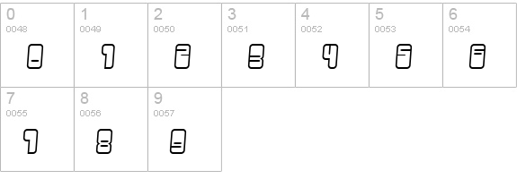Oggle numbers 0-9 preview