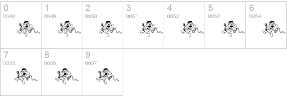 OHNO numbers 0-9 preview