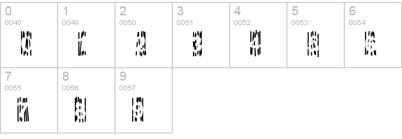 Ollie-NotGuilty numbers 0-9 preview