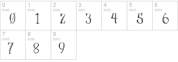 Omatic numbers 0-9 preview