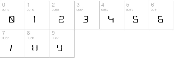 Omellons Light numbers 0-9 preview