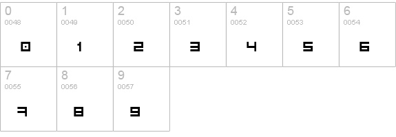 Optimal  numbers 0-9 preview
