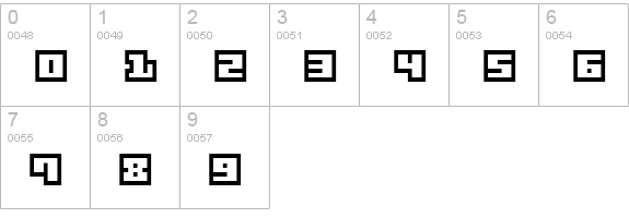 Origami Mommy numbers 0-9 preview