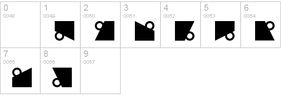 OrnamentsTown numbers 0-9 preview