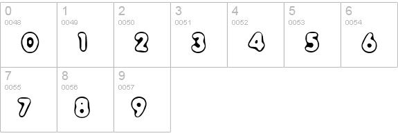 Outer Sider (BRK) numbers 0-9 preview