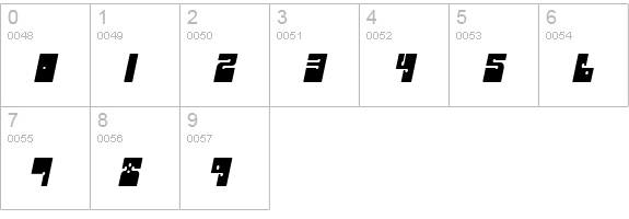 Outright Televism numbers 0-9 preview